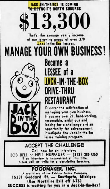 Jack-In-The-Box (Jack In The Box) - June 1969 - Trying To Get Up And Running In Michigan (newer photo)